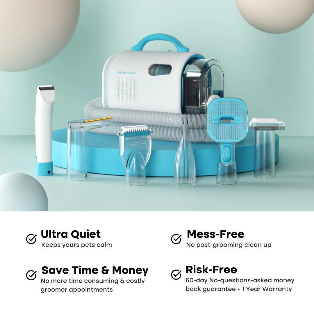 PetGroom Pro™ 7-in-1 Pet Grooming Vacuum Kit