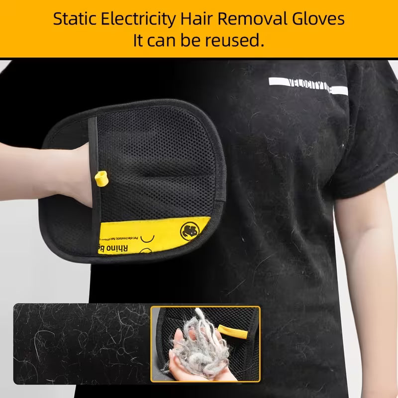 PawSwipe™ Pet Grooming & Hair Removal Gloves